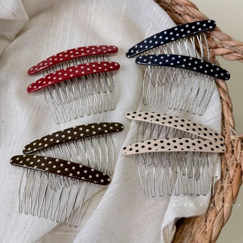 Women Accessories Sale - Новинка! Распродажа! Винтажные многоцветные заколки-гребни для