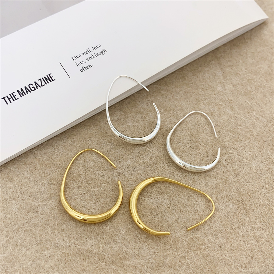 Women'S Accessories Jewelry Sale - Лидер продаж, геометрические овальные серьги-кольца для
