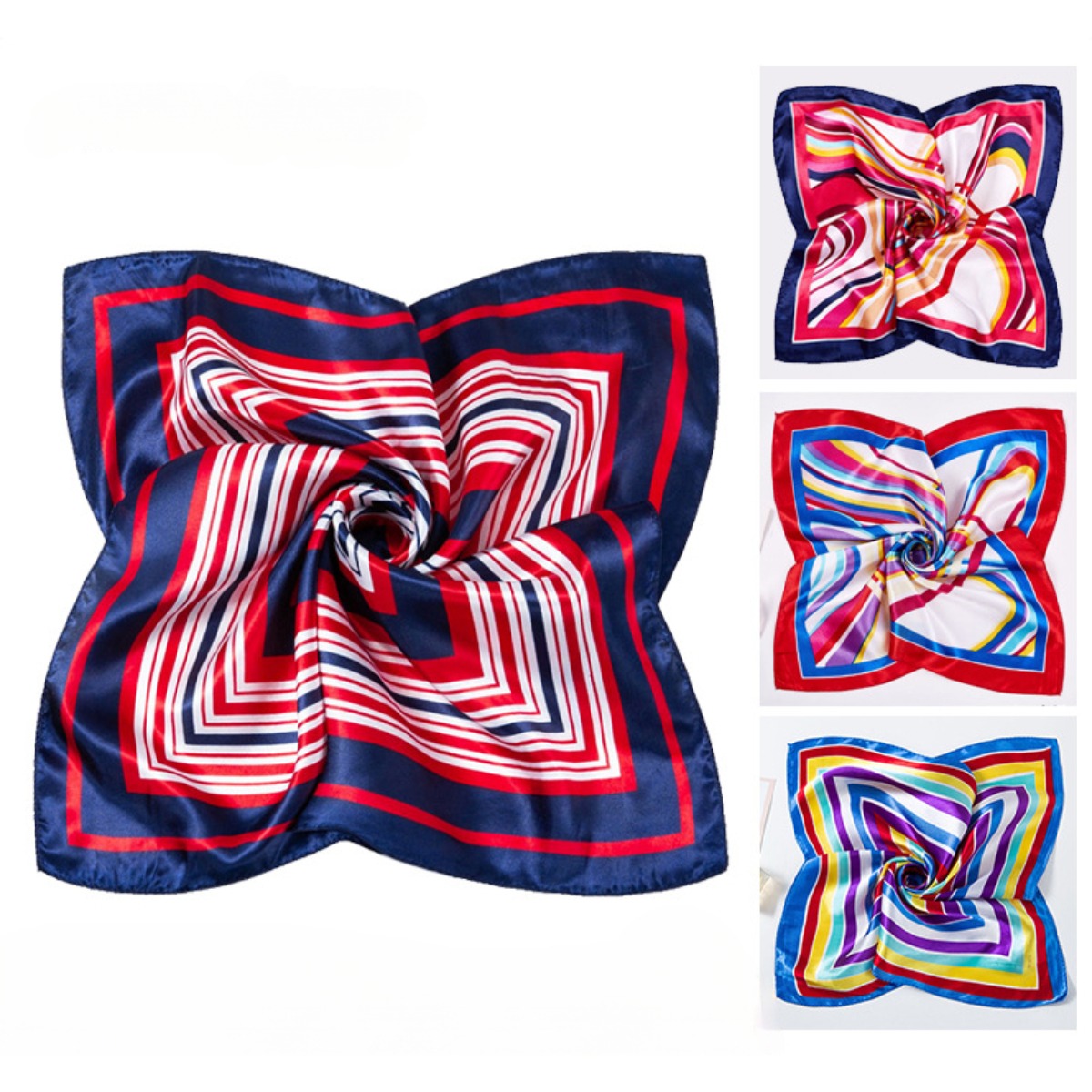 Women Accessories Business - 50*50 см квадратные шелковые шарфы, шарф,