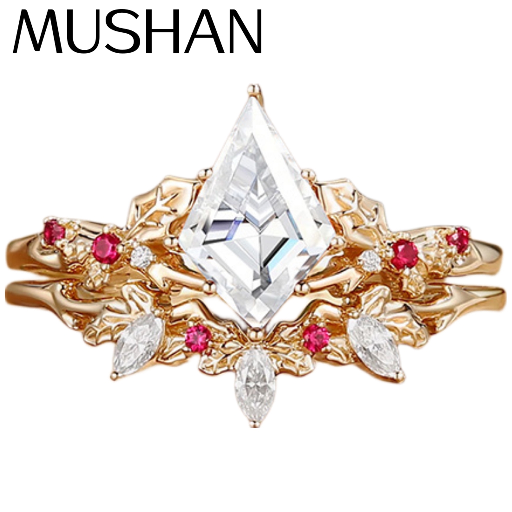 Women'S Yellow Accessories - Кольцо MUSHAN из стерлингового серебра 925