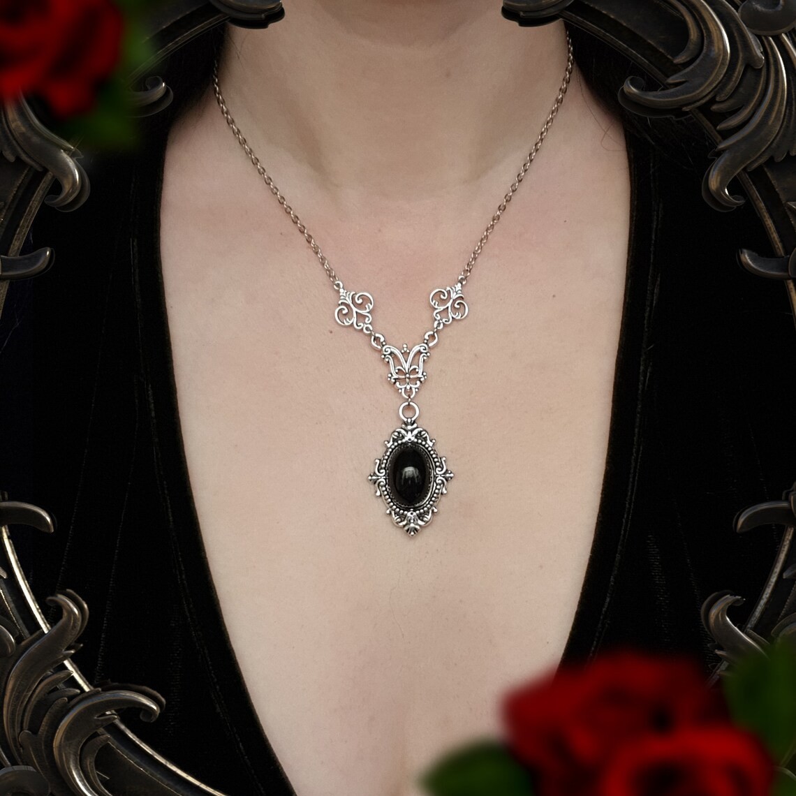 Ожерелье-камея с изображением  – обзор и цена Women'S Victorian Accessories