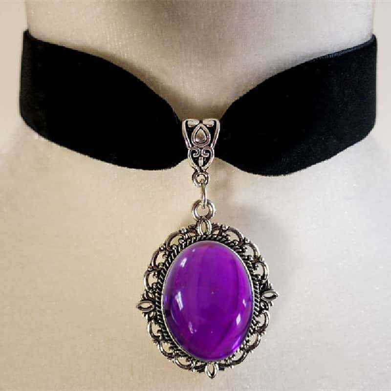 Колье с каплями воды фиолетово – обзор и цена Women'S Victorian Accessories