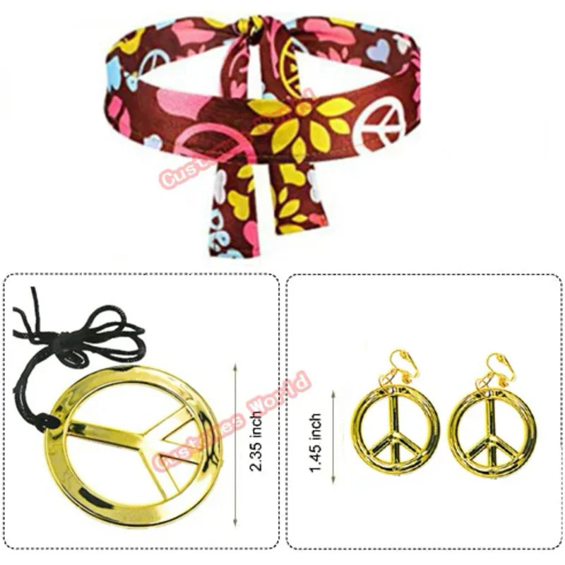 Peace Love Женская вечеринка 6 – обзор и цена Women'S Accessories In The 70S